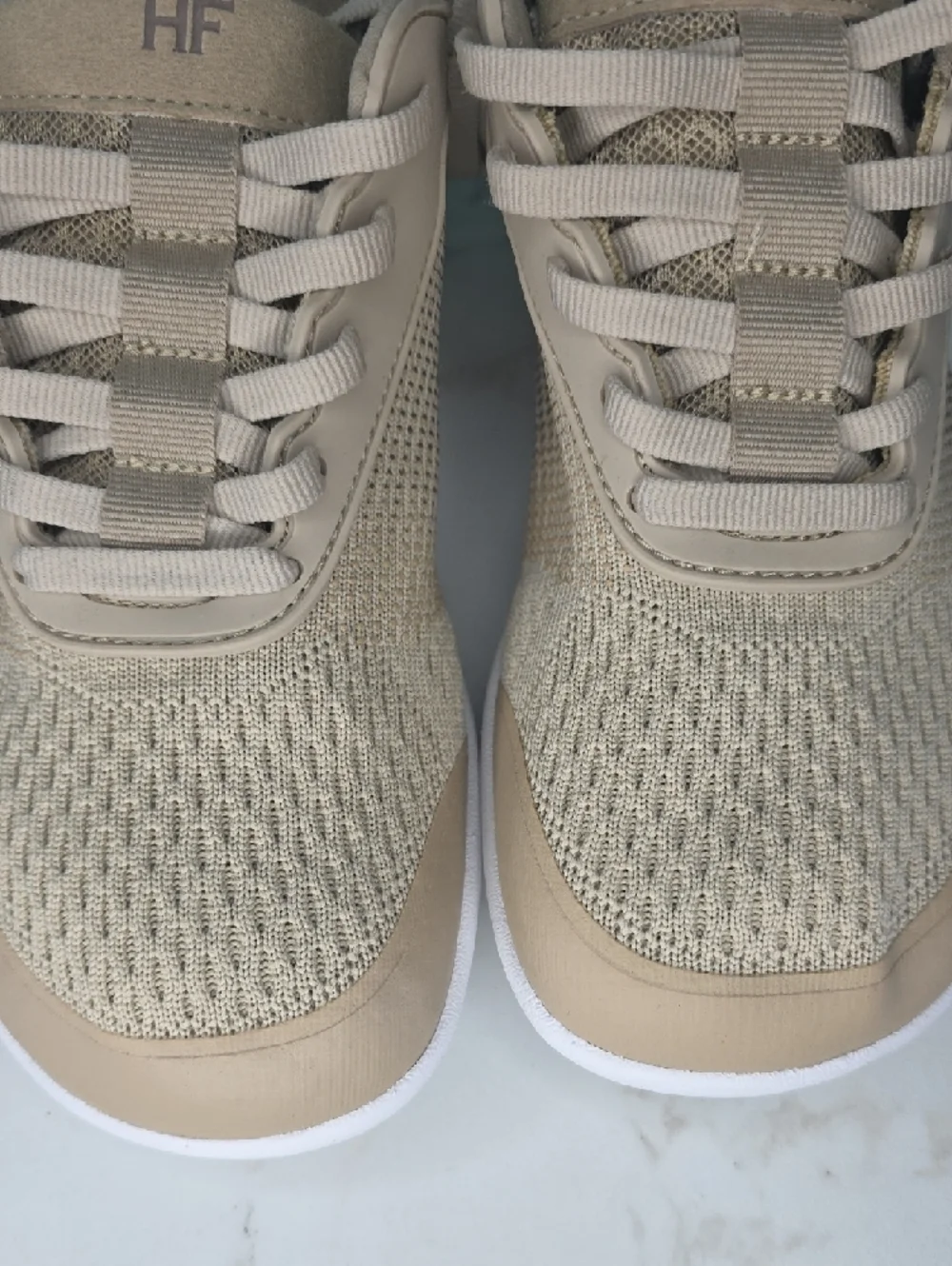 HF Women’s Athletic Sneakers in Beige - Picture 4 of 10